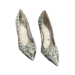 EUC Vince Camuto Snake Print Pointed Toe Heels | Size 7 🐍‼️🚨🔥🌶️✨